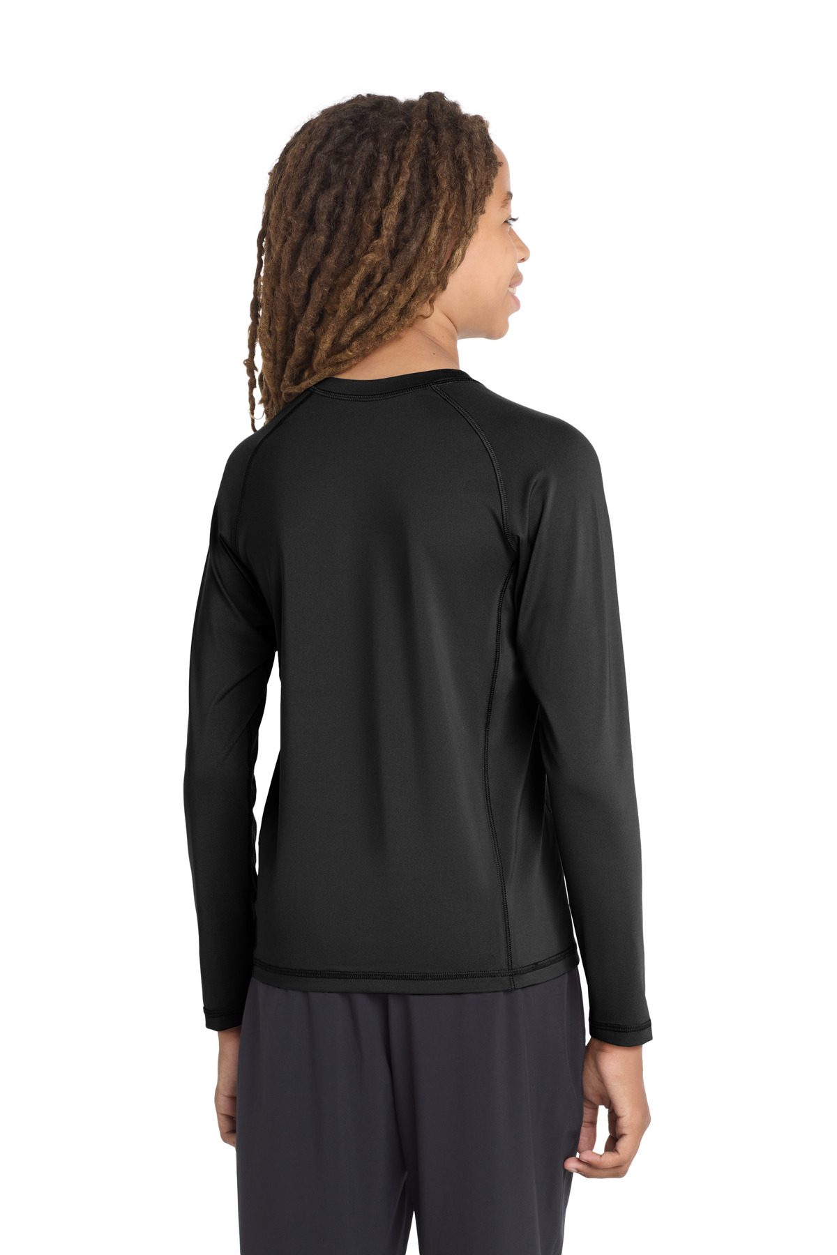 Sport-Tek Youth Long Sleeve Rashguard Tee. YST470LS