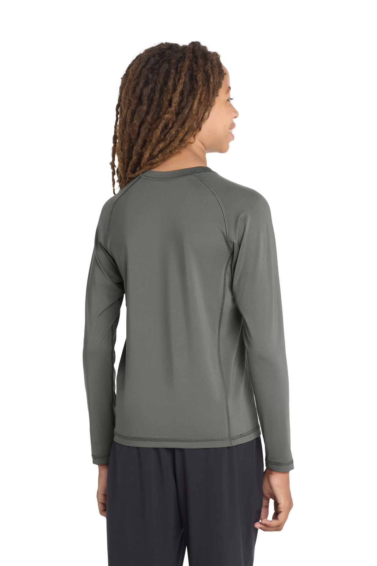 Sport-Tek Youth Long Sleeve Rashguard Tee. YST470LS