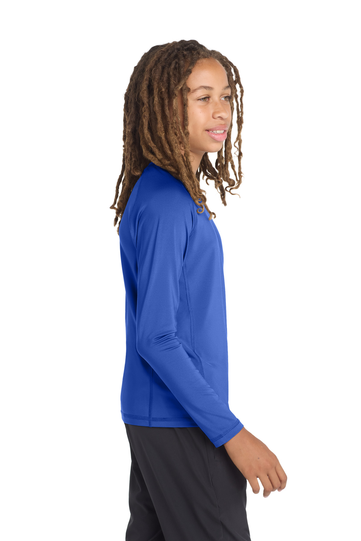 Sport-Tek Youth Long Sleeve Rashguard Tee. YST470LS