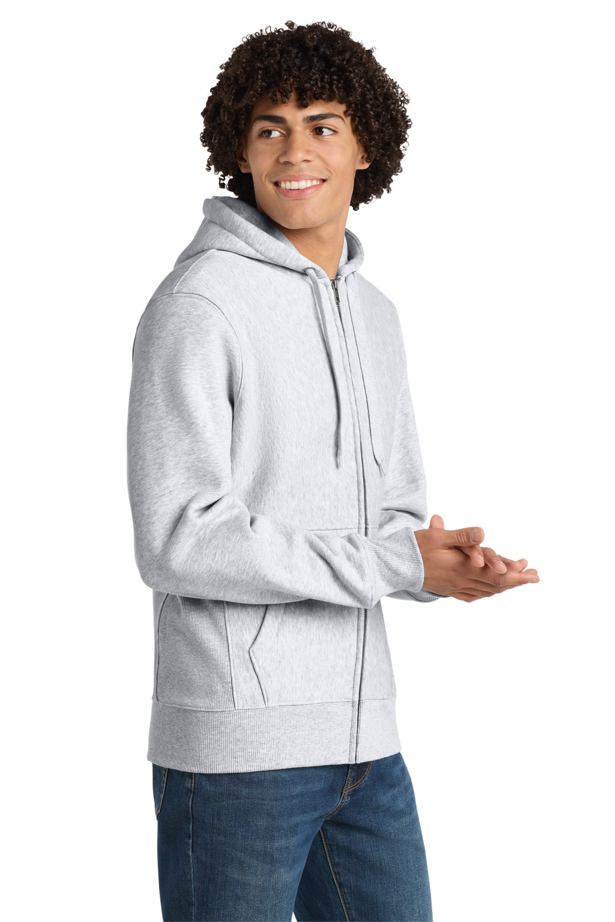 Sport-Tek Super Heavyweight Full-Zip Hooded Sweatshirt. F282