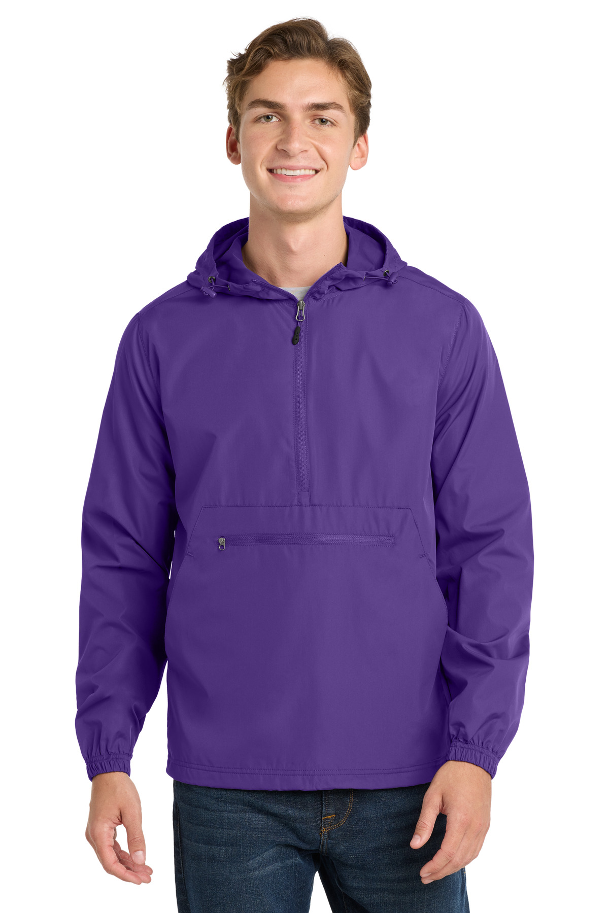 Sport-Tek Packable Anorak. JST66