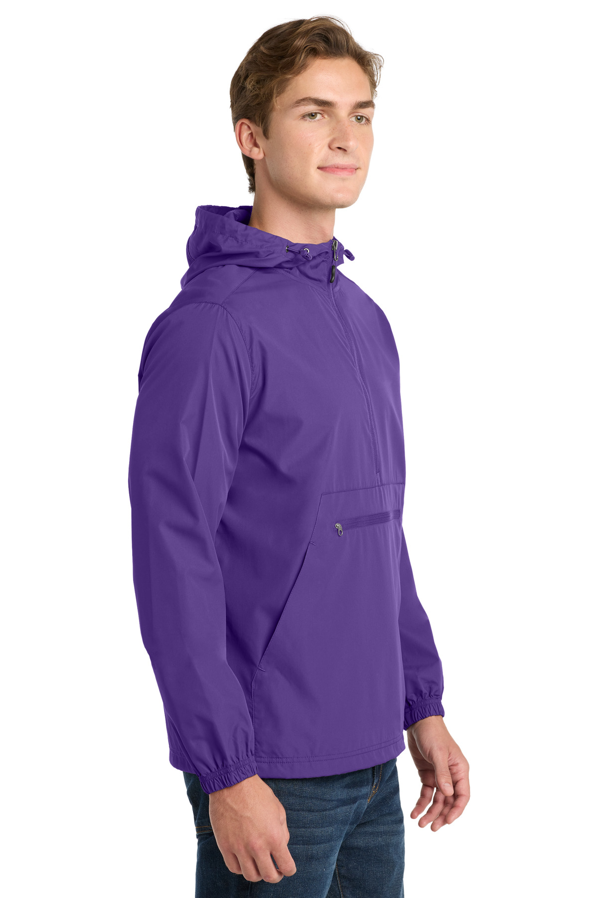 Sport-Tek Packable Anorak. JST66