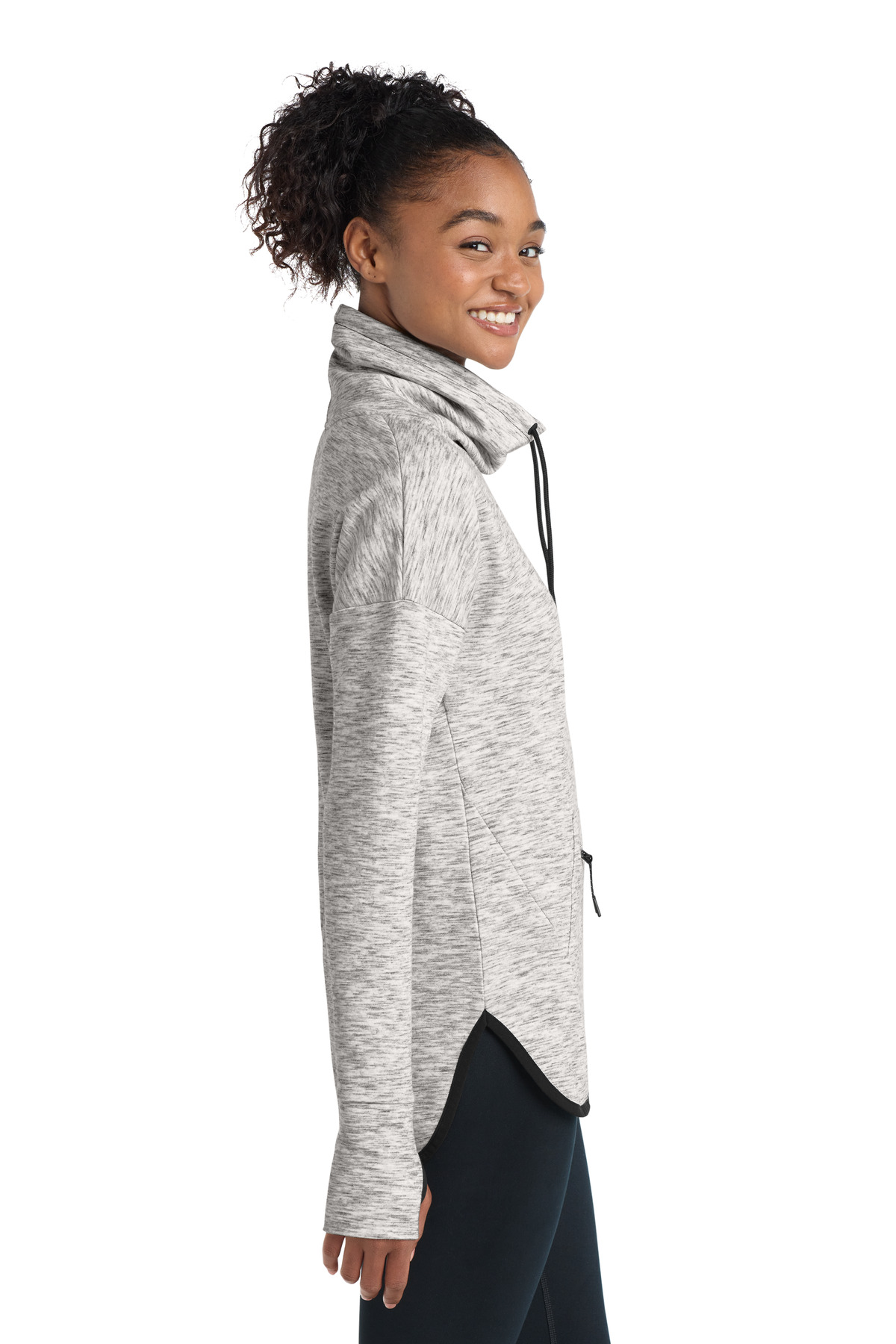 Sport-Tek Women's Triumph Cowl Neck Pullover LST280