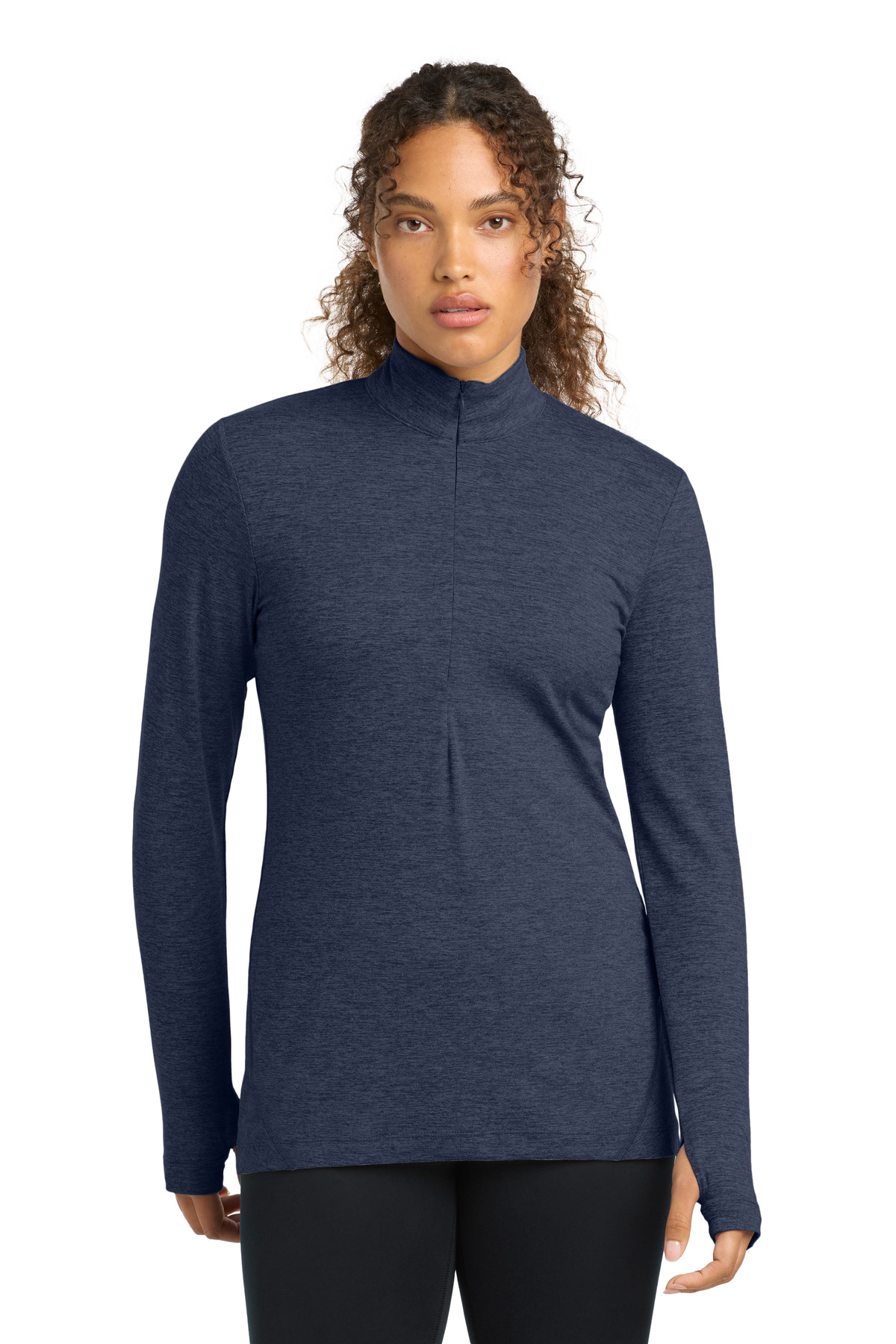 Sport-Tek Women's Exchange 1.5 Long Sleeve 1/2-Zip LST711