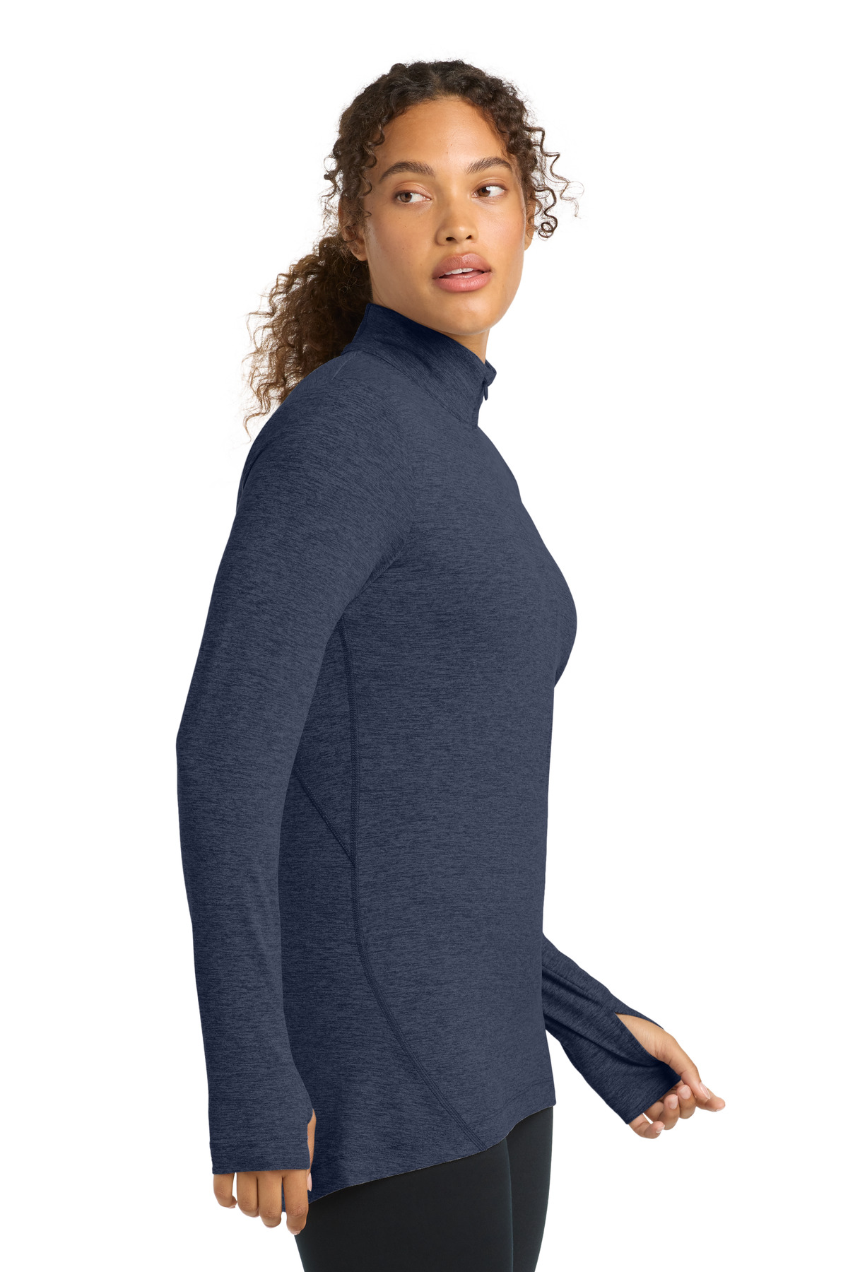 Sport-Tek Women's Exchange 1.5 Long Sleeve 1/2-Zip LST711