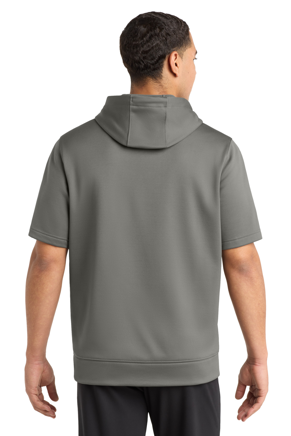 Sport-Tek Sport-Wick Fleece Short Sleeve Hooded Pullover. ST251
