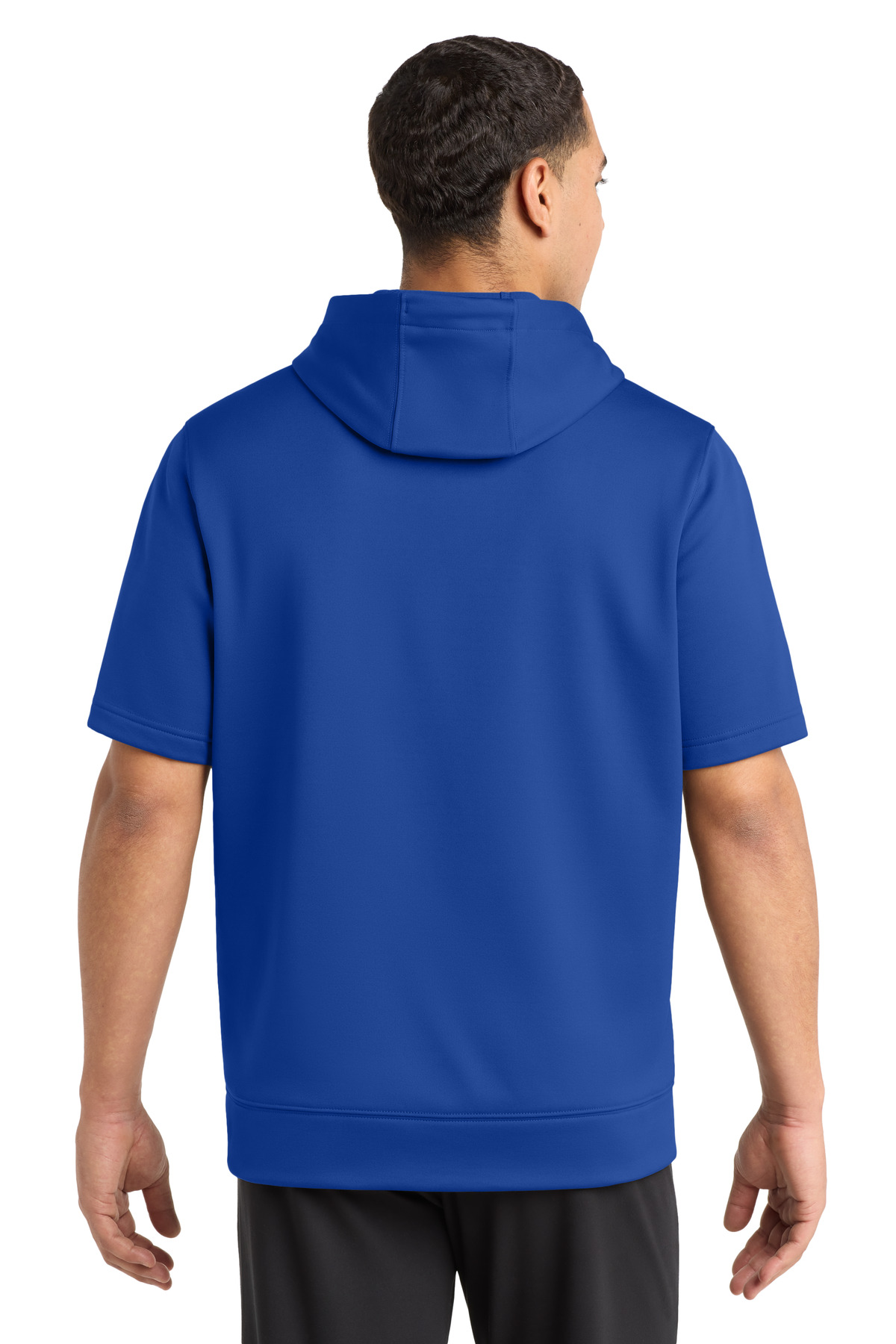 Sport-Tek Sport-Wick Fleece Short Sleeve Hooded Pullover. ST251