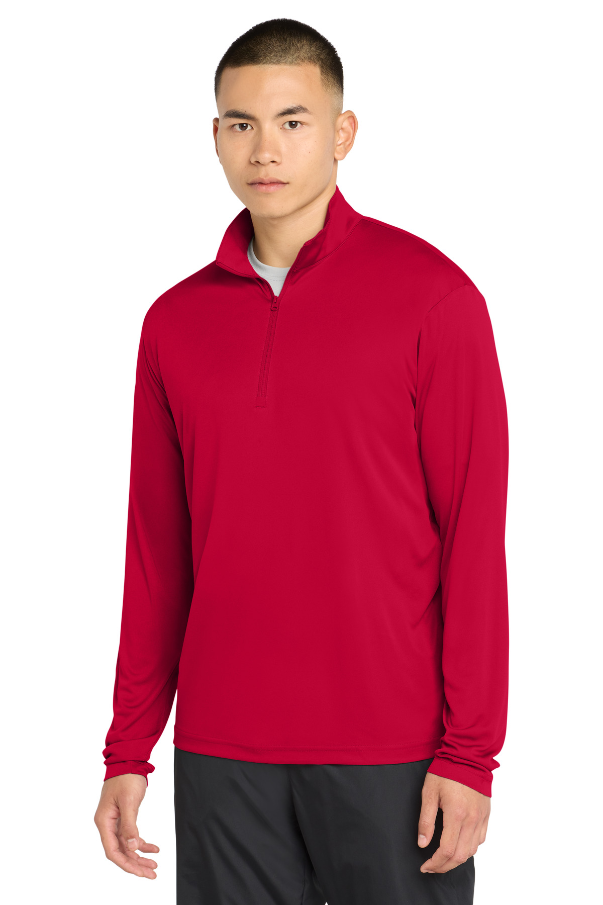 Sport-Tek ® PosiCharge ® Competitor ™ 1/4-Zip Pullover. ST357 - Deep Red