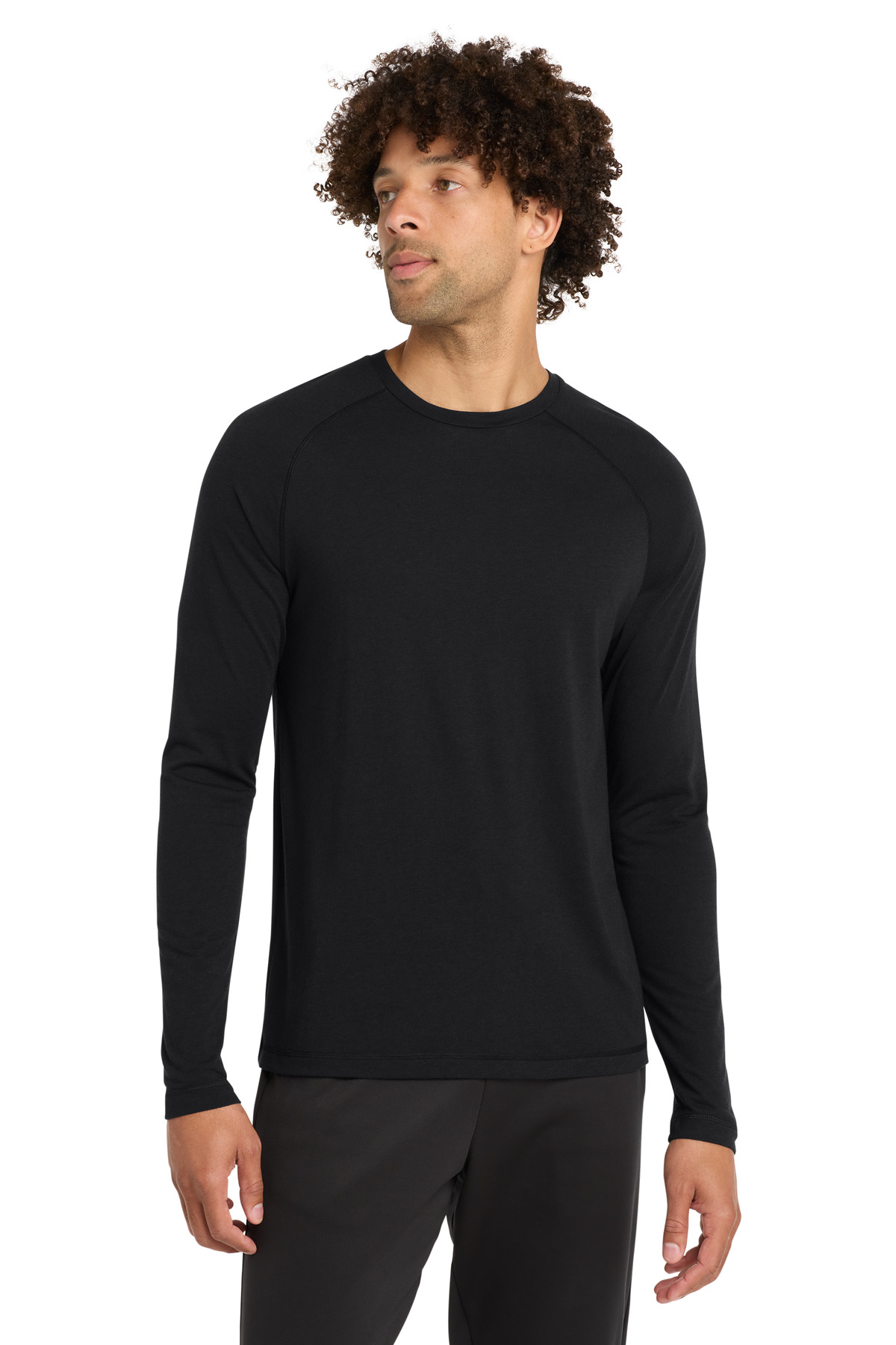 Sport-Tek PosiCharge Long Sleeve Tri-Blend Wicking Raglan Tee ST400LS