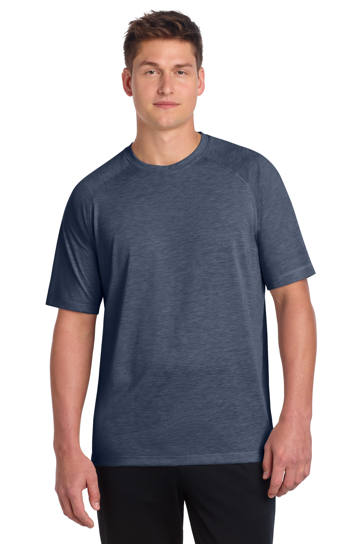 Sport-Tek ST400 swatch in True Navy Heather
