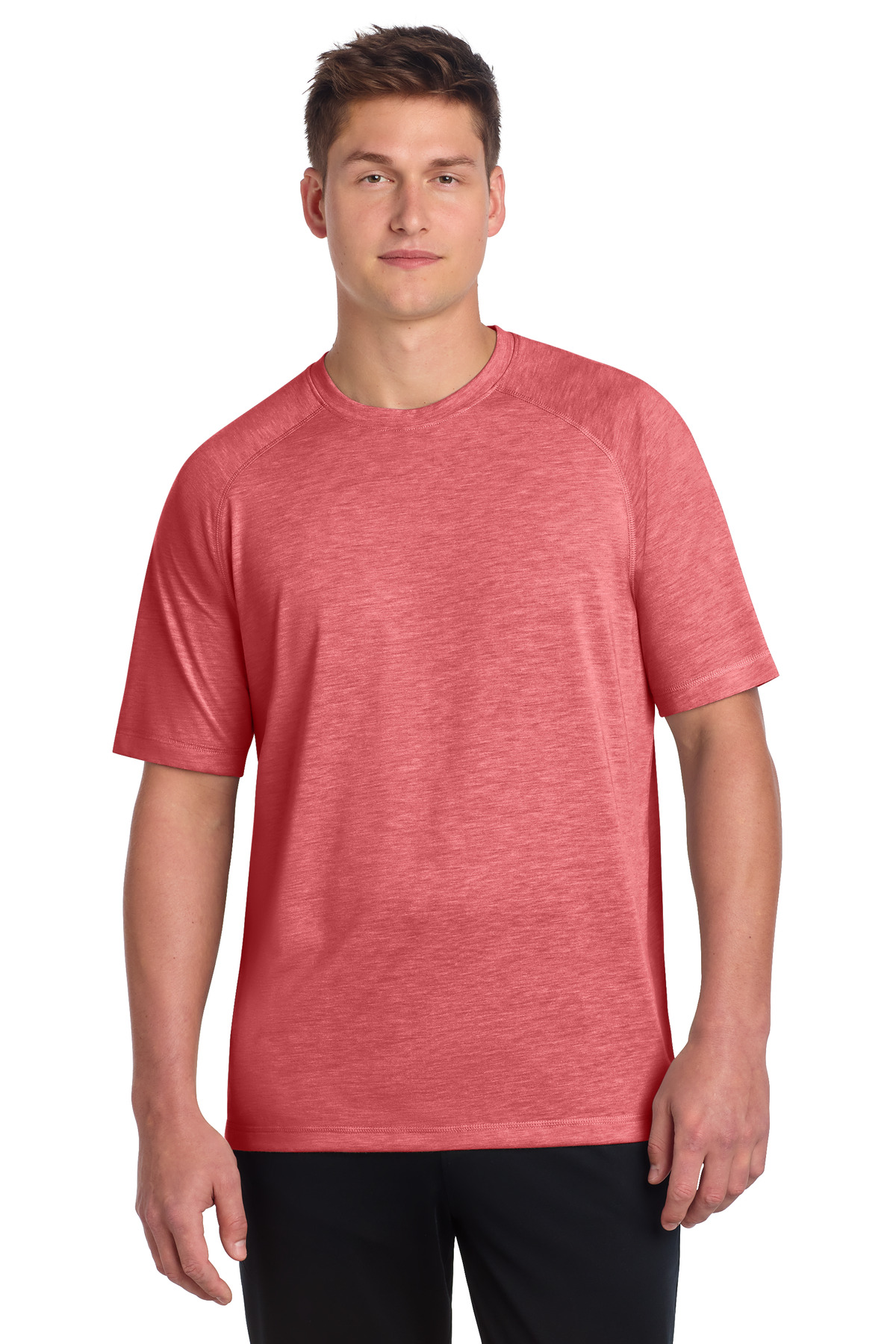 Sport-Tek ST400 swatch in True Red Heather