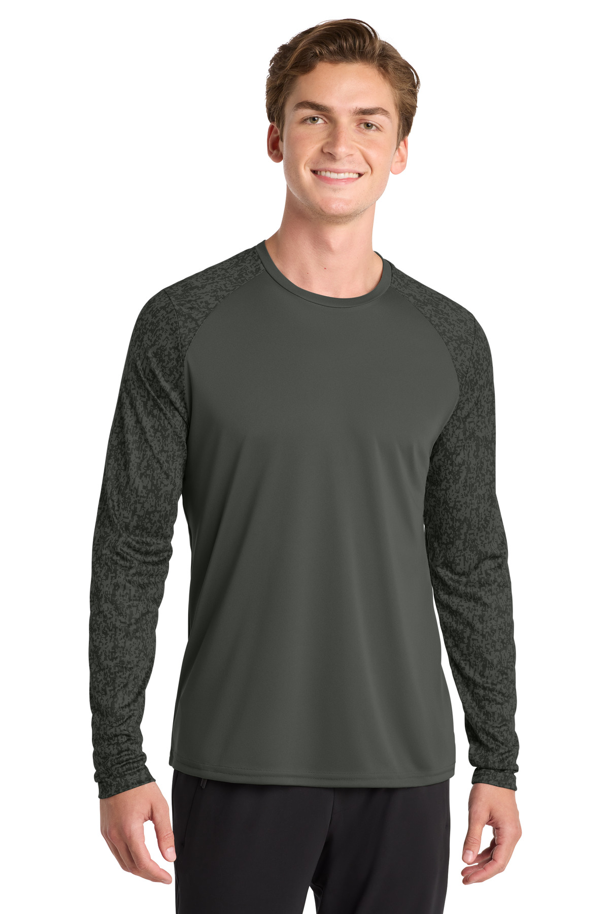 Sport-Tek Long Sleeve Digi Camo Tee-Sport&#45;Tek