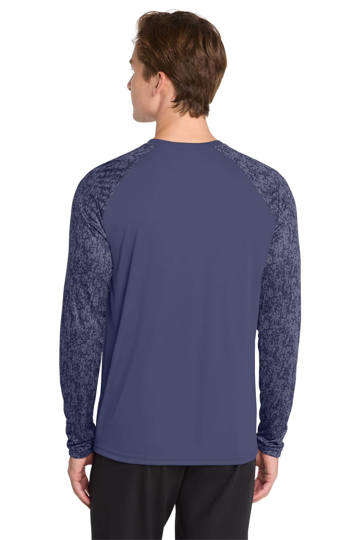 Sport-Tek Long Sleeve Digi Camo Tee. ST460LS