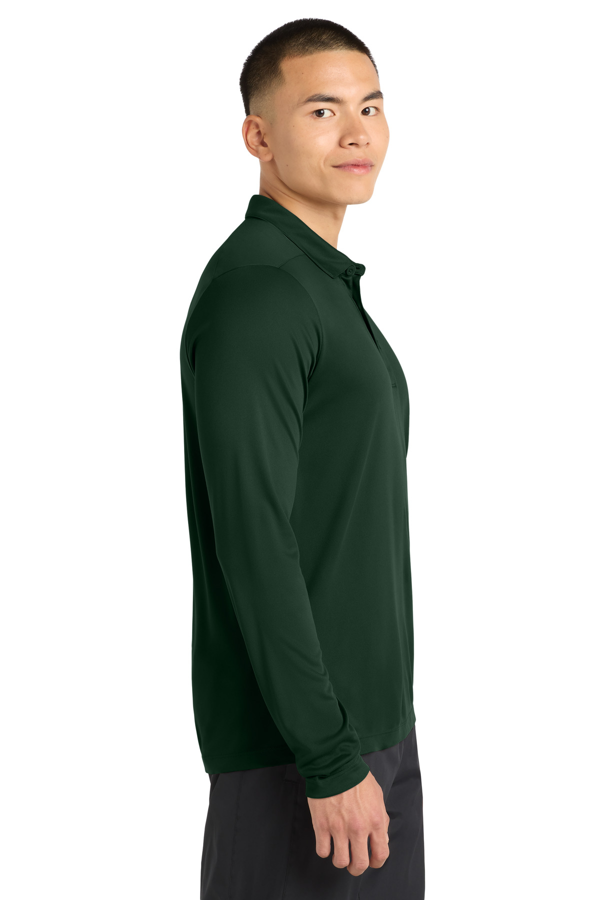 Sport-Tek Posi-UV Pro Long Sleeve Polo. ST520LS