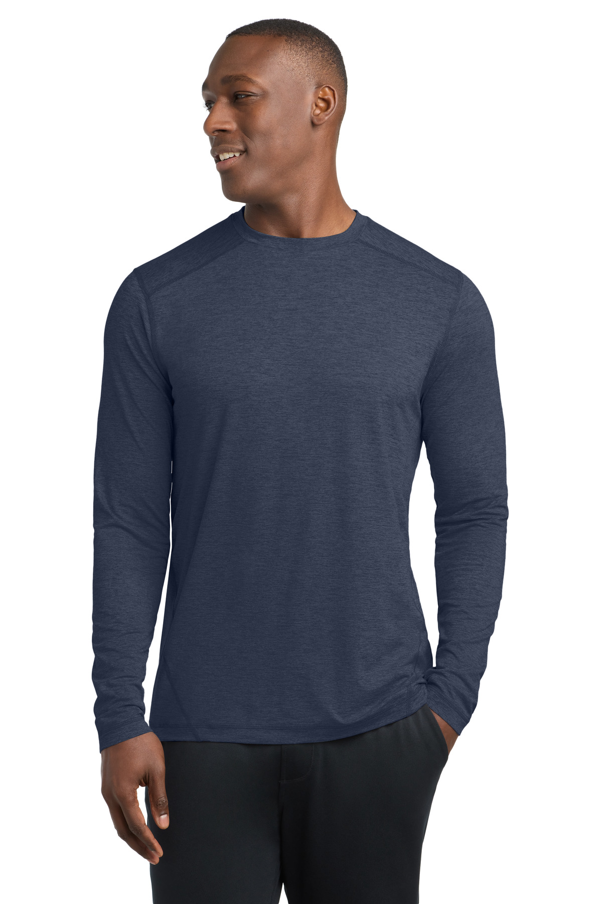 DISCONTINUED  Sport-Tek  ®  Exchange 1.5 Long Sleeve Crew