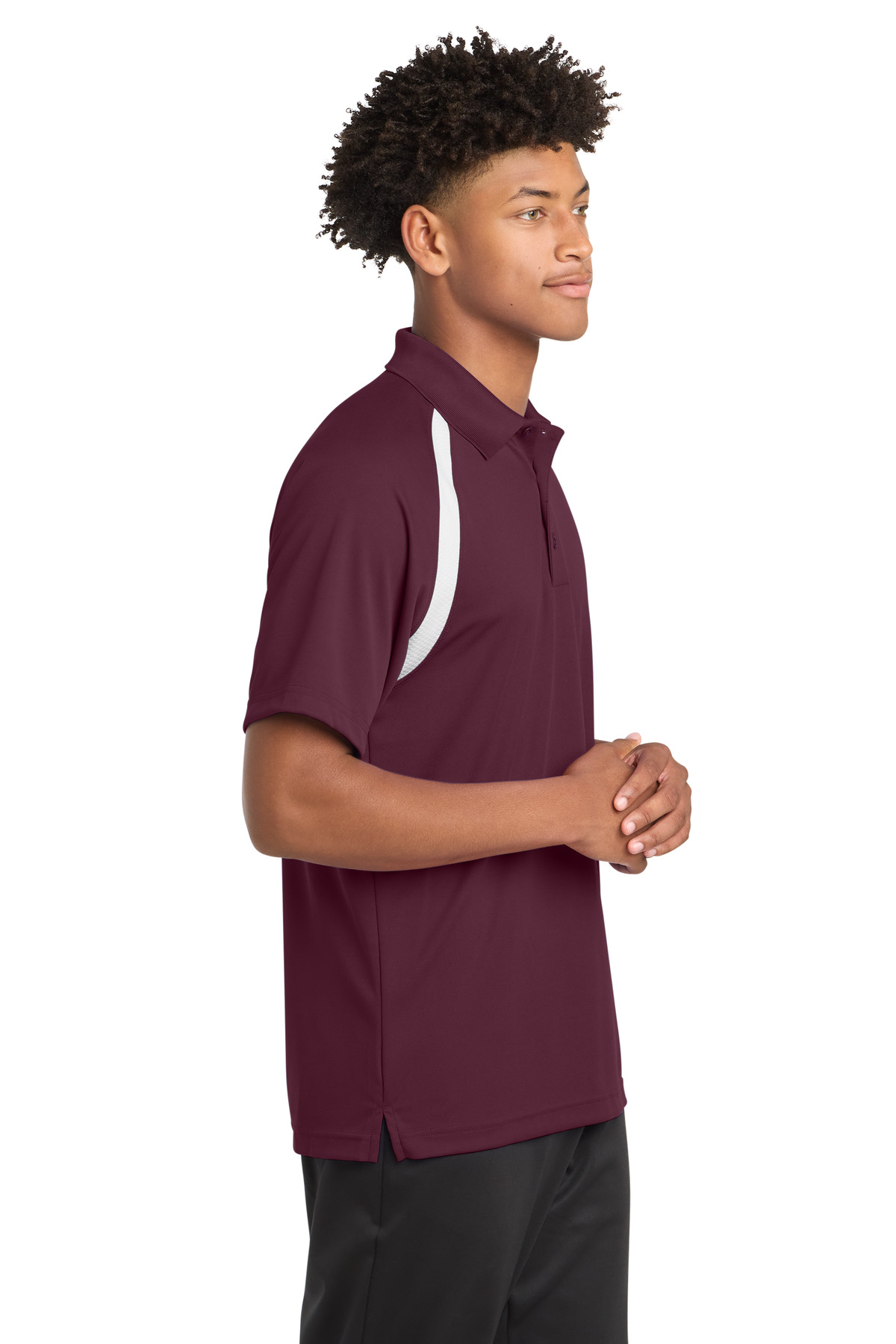 Sport-Tek Dry Zone Colorblock Raglan Polo. T476