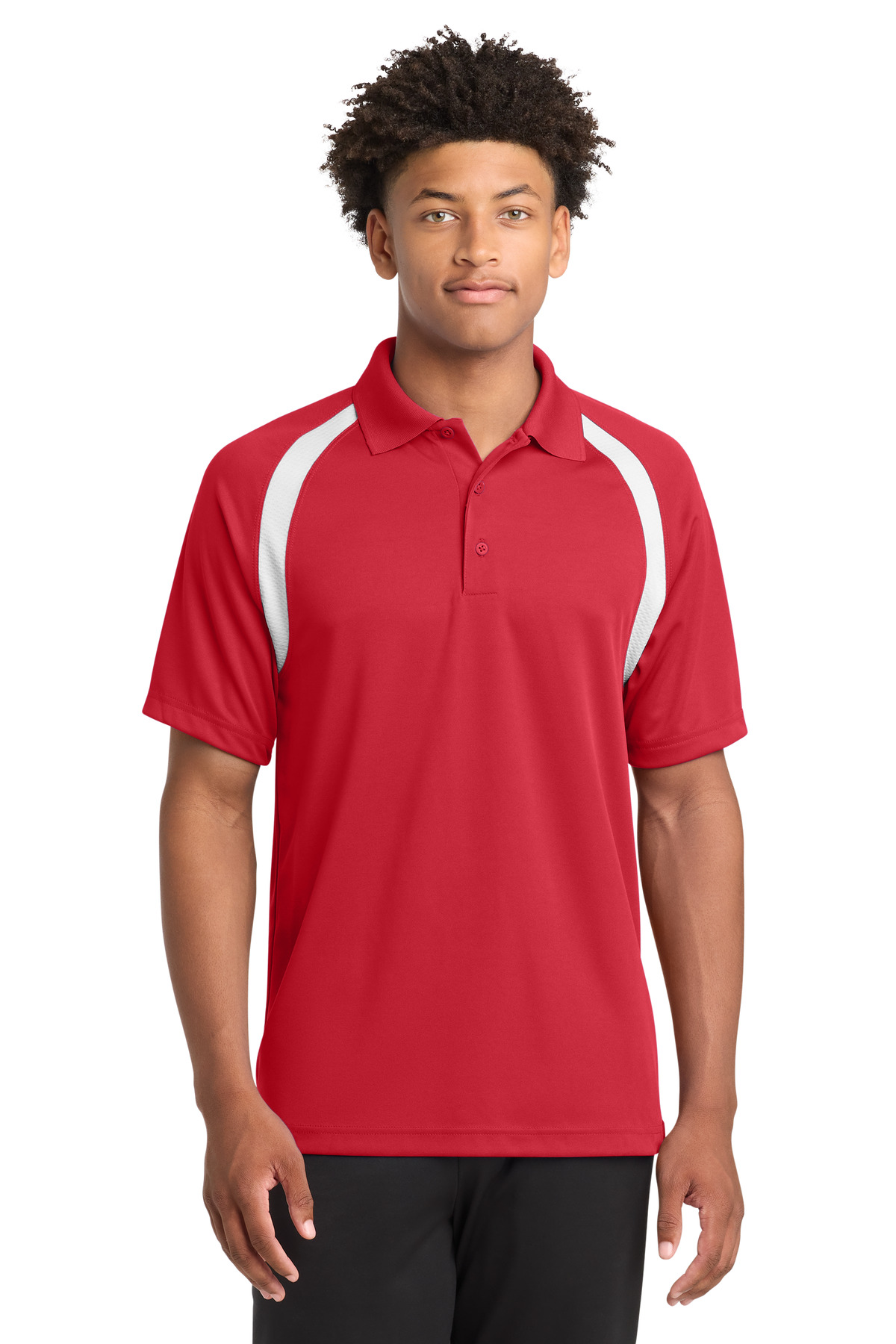 Sport-Tek Dry Zone Colorblock Raglan Polo. T476