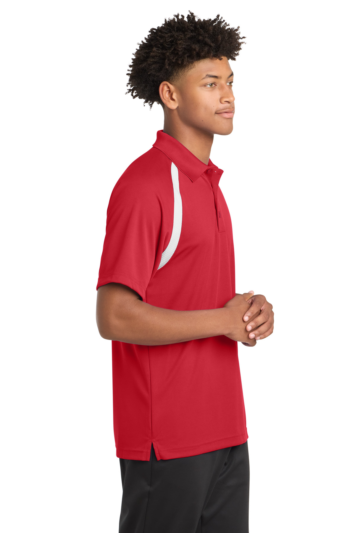 Sport-Tek Dry Zone Colorblock Raglan Polo. T476