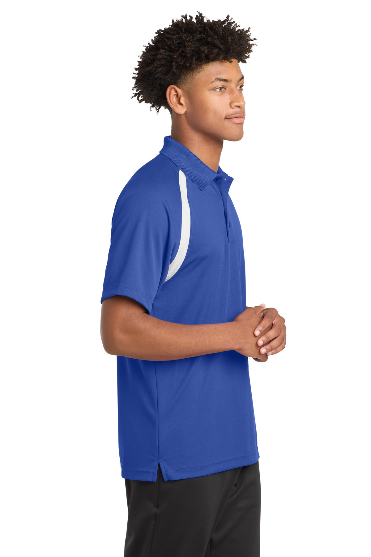 Sport-Tek Dry Zone Colorblock Raglan Polo. T476