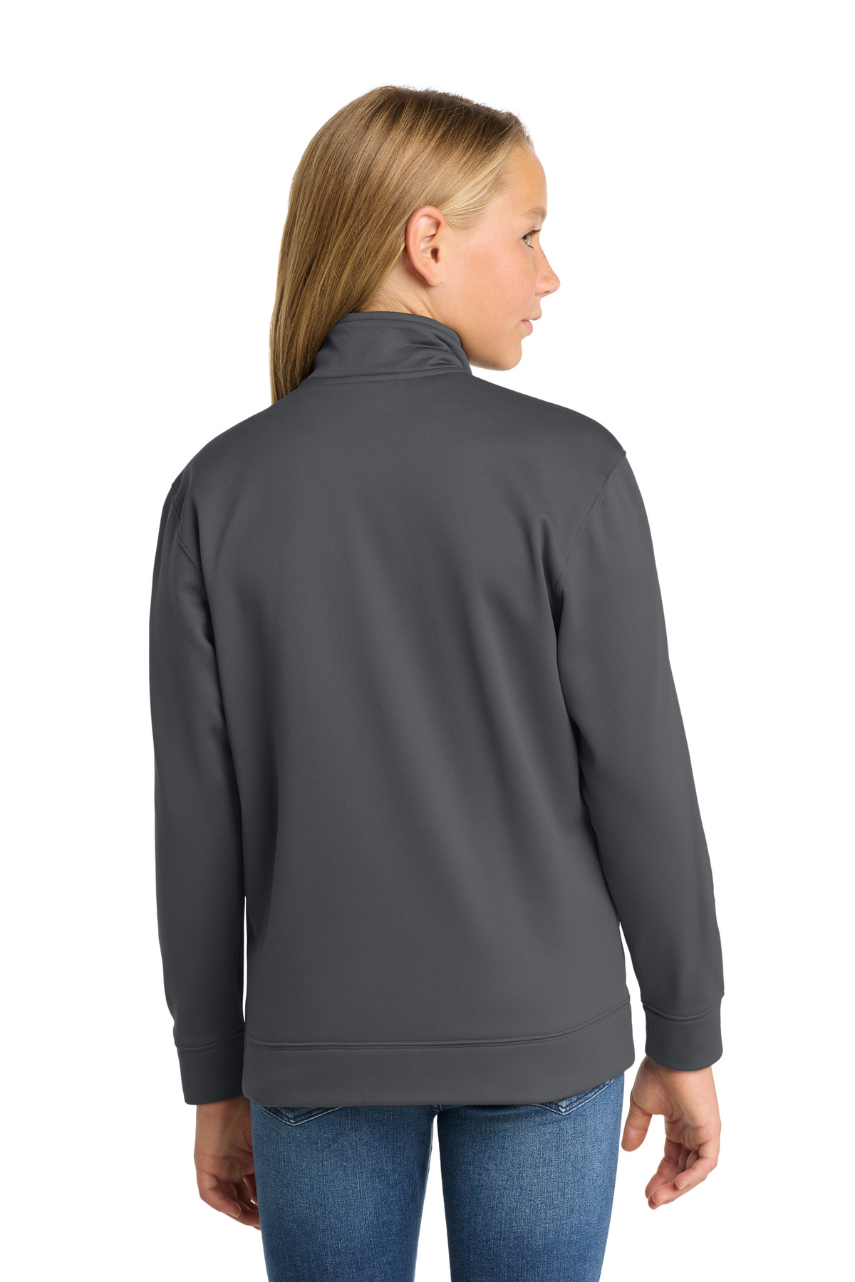 Sport-Tek Youth Sport-Wick Fleece Full-Zip Jacket. YST241
