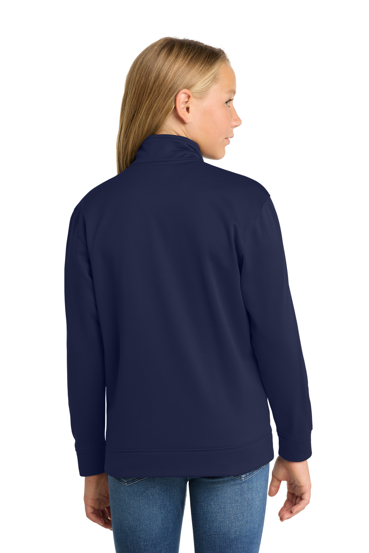 Sport-Tek Youth Sport-Wick Fleece Full-Zip Jacket. YST241