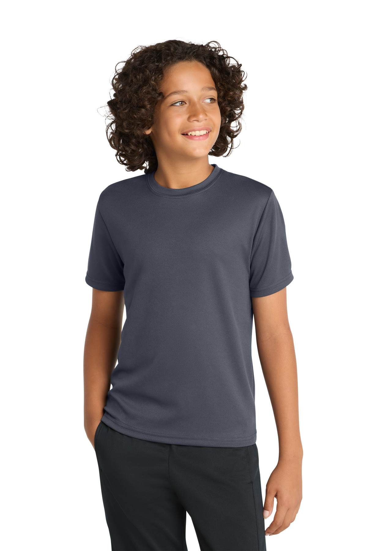 Sport-Tek ® Youth PosiCharge ® RacerMesh® Tee. YST340 - Graphite