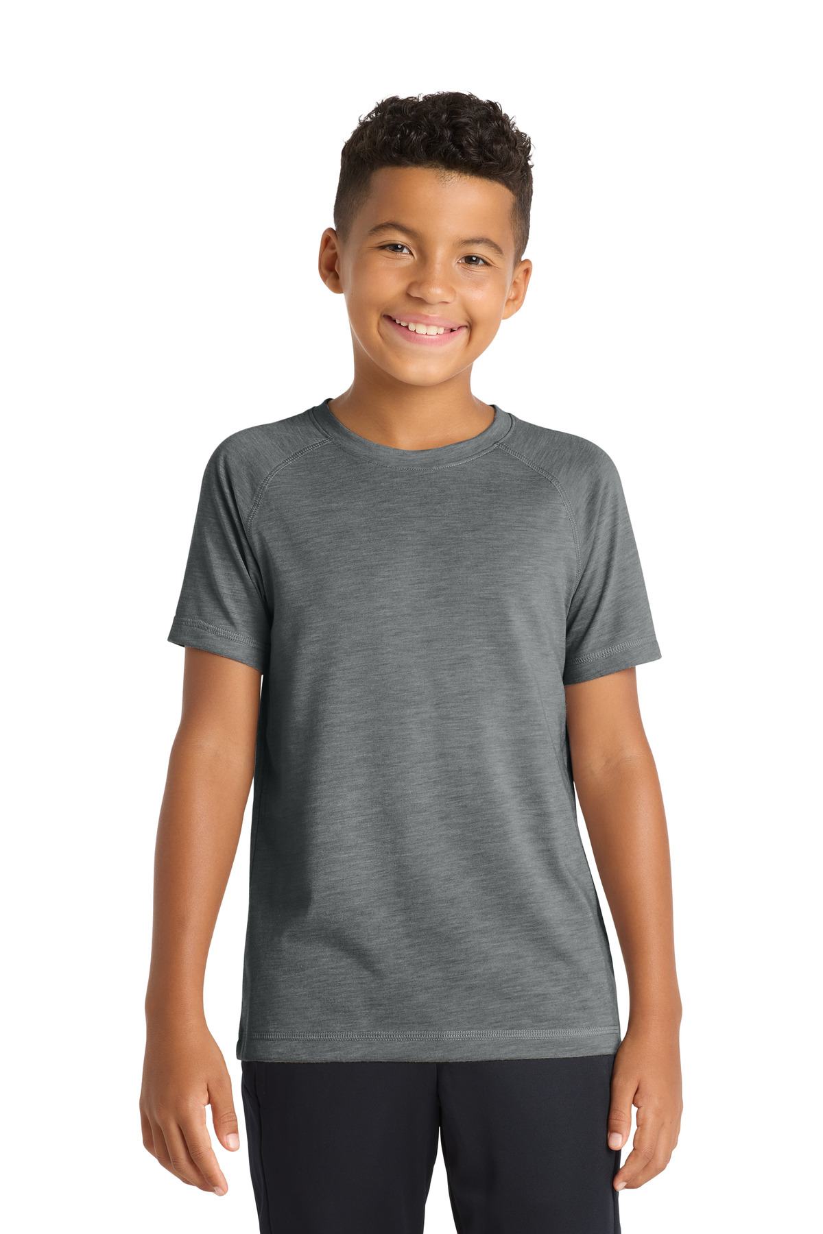 Sport-Tek Activewear Youth T-Shirts for Hospitality ® Youth PosiCharge ® Tri-Blend Wicking Raglan Tee.-Sport-Tek