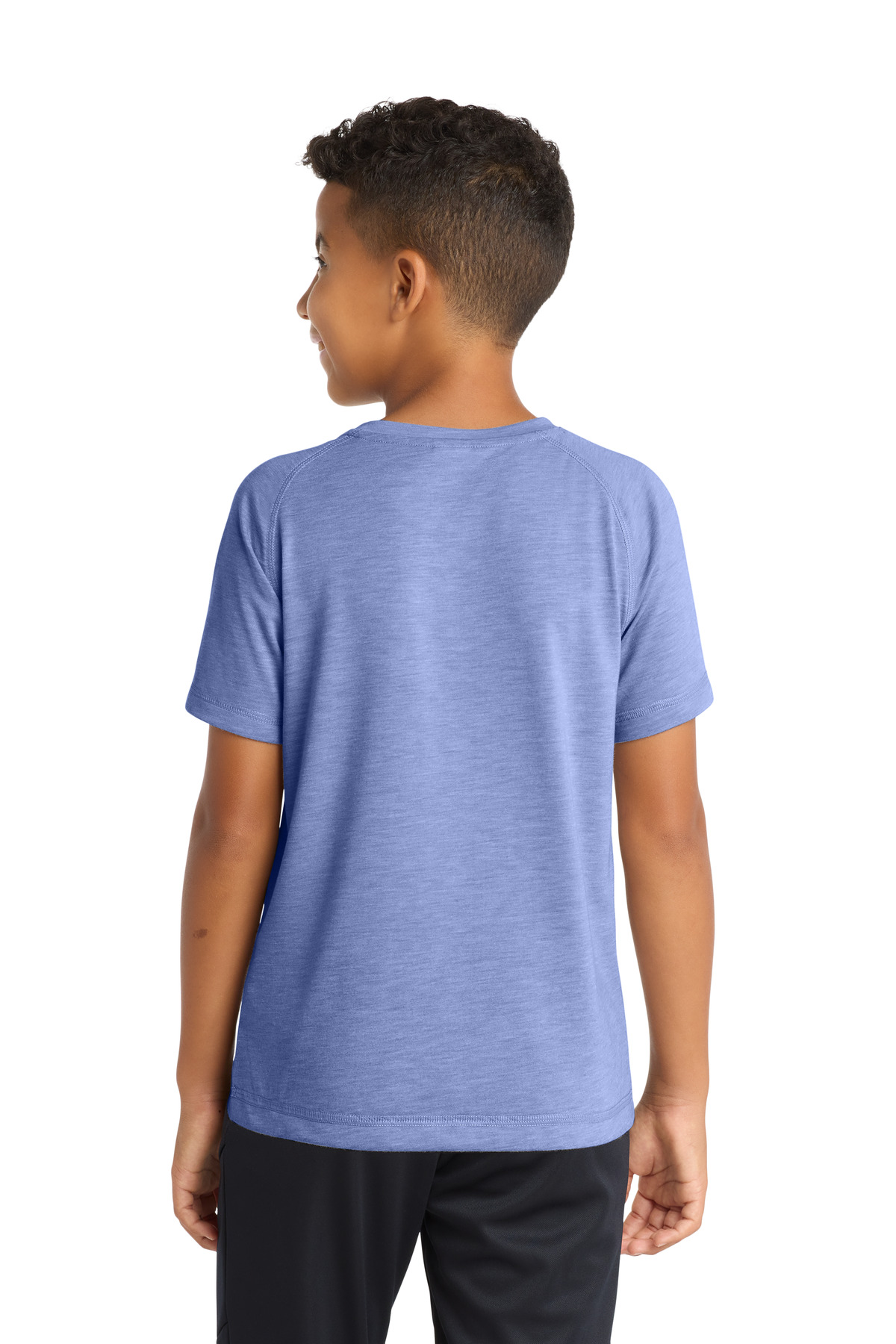 Sport-Tek Youth PosiCharge Tri-Blend Wicking Raglan Tee. YST400