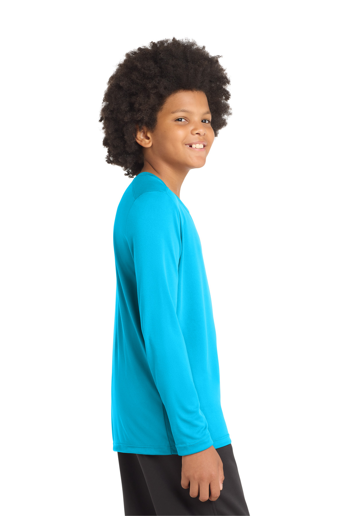 Sport-Tek Youth Posi-UV Pro Long Sleeve Tee. YST420LS
