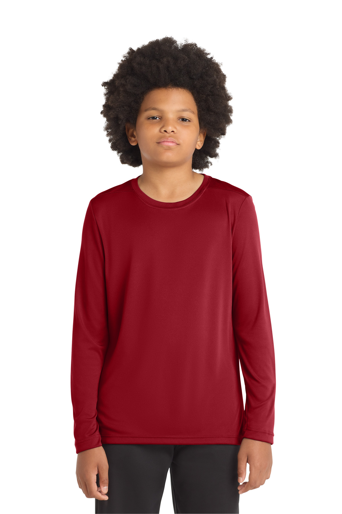 Sport-Tek ® Youth Posi-UV ® Pro Long Sleeve Tee. YST420LS - True Red