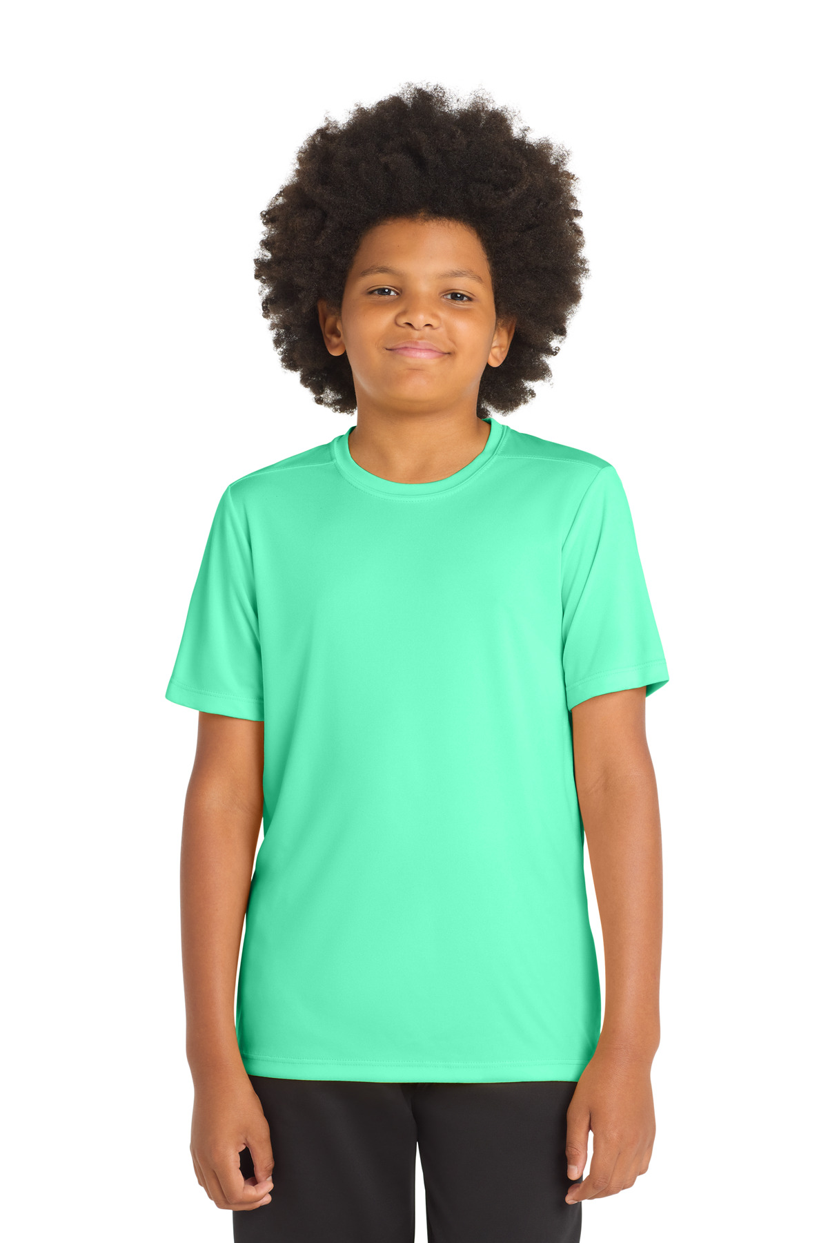 Sport-Tek ® Youth Posi-UV ® Pro Tee. YST420 - Bright Seafoam