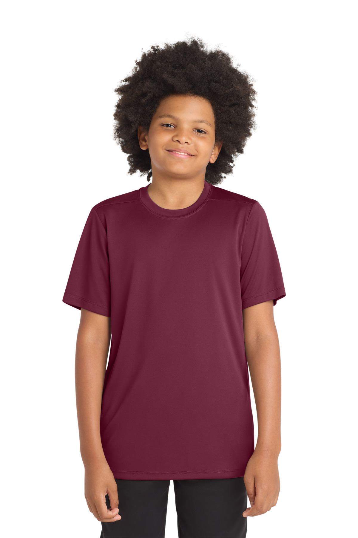 Sport-Tek ® Youth Posi-UV ® Pro Tee. YST420 - Cardinal