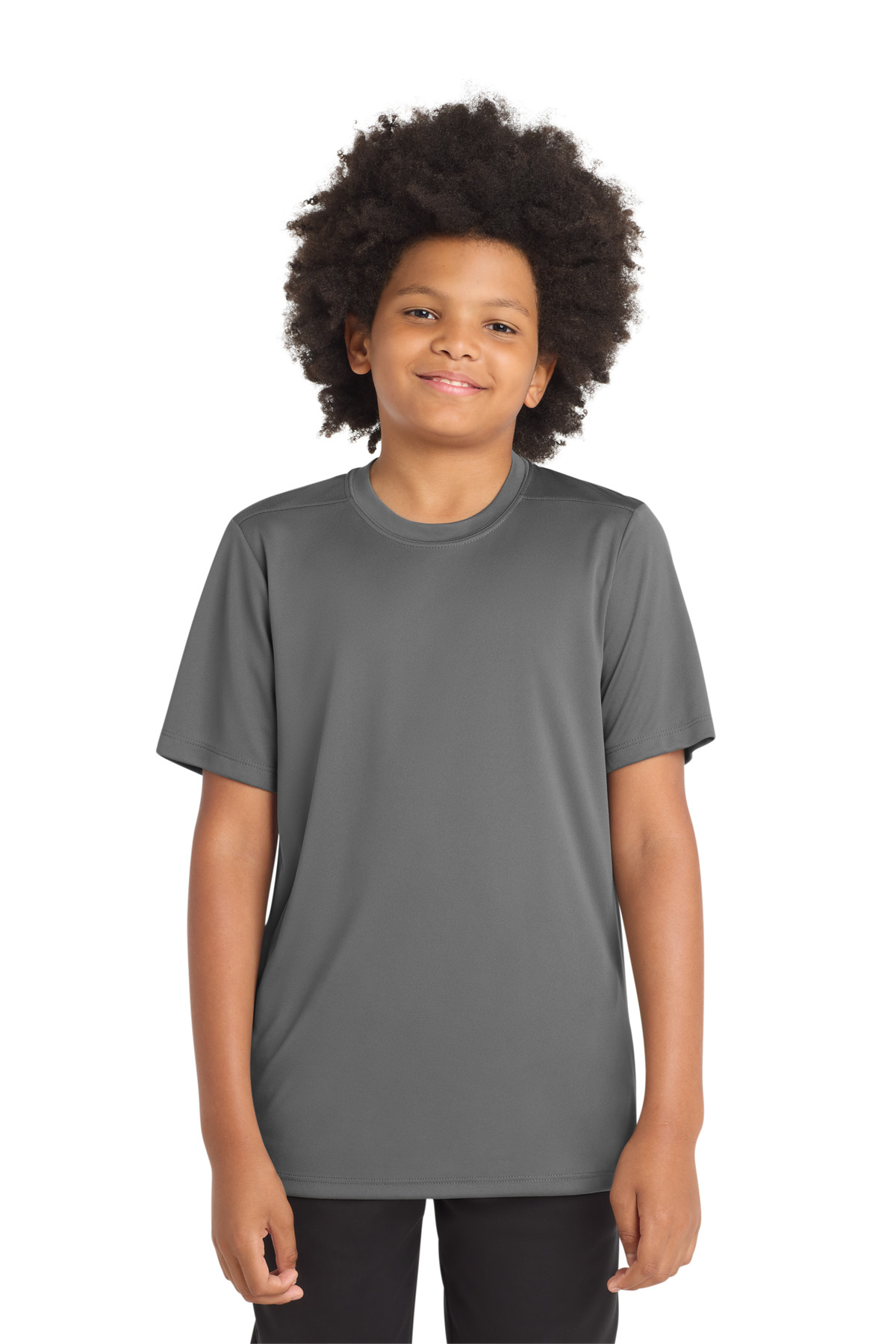 Sport-Tek ® Youth Posi-UV ® Pro Tee. YST420 - Dark Smoke Grey