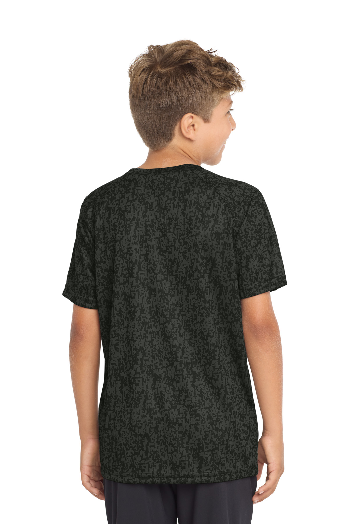 Sport-Tek Youth Digi Camo Tee. YST460