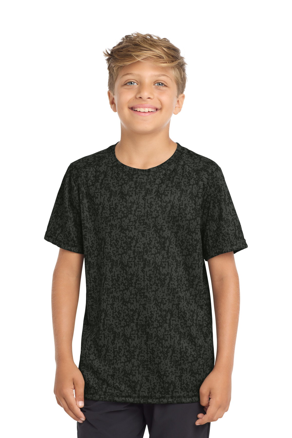 Sport-Tek Youth Digi Camo Tee-Sport&#45;Tek