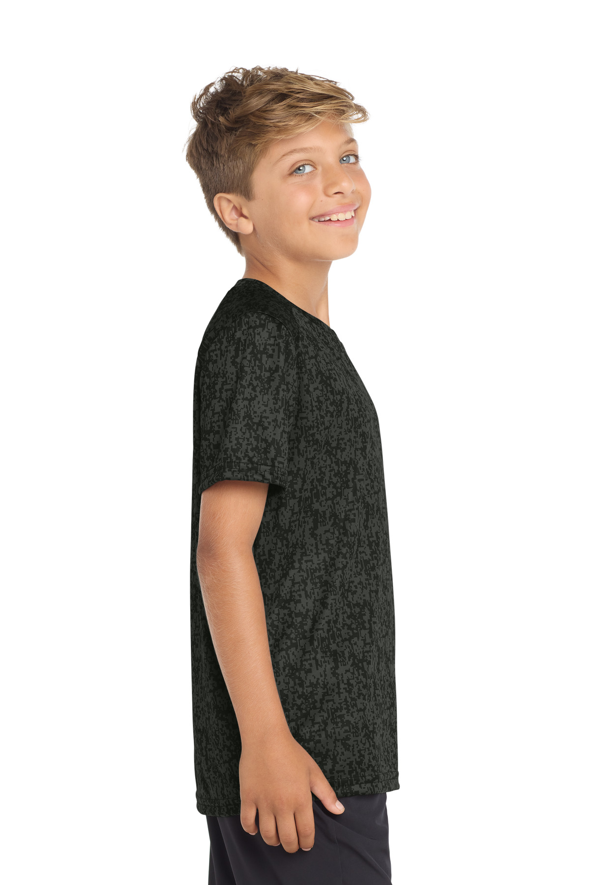 Sport-Tek Youth Digi Camo Tee. YST460