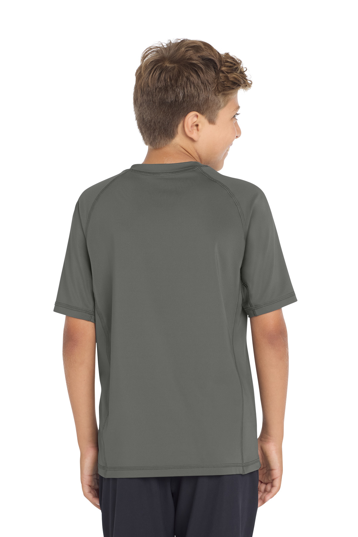 Sport-Tek Youth Rashguard Tee. YST470