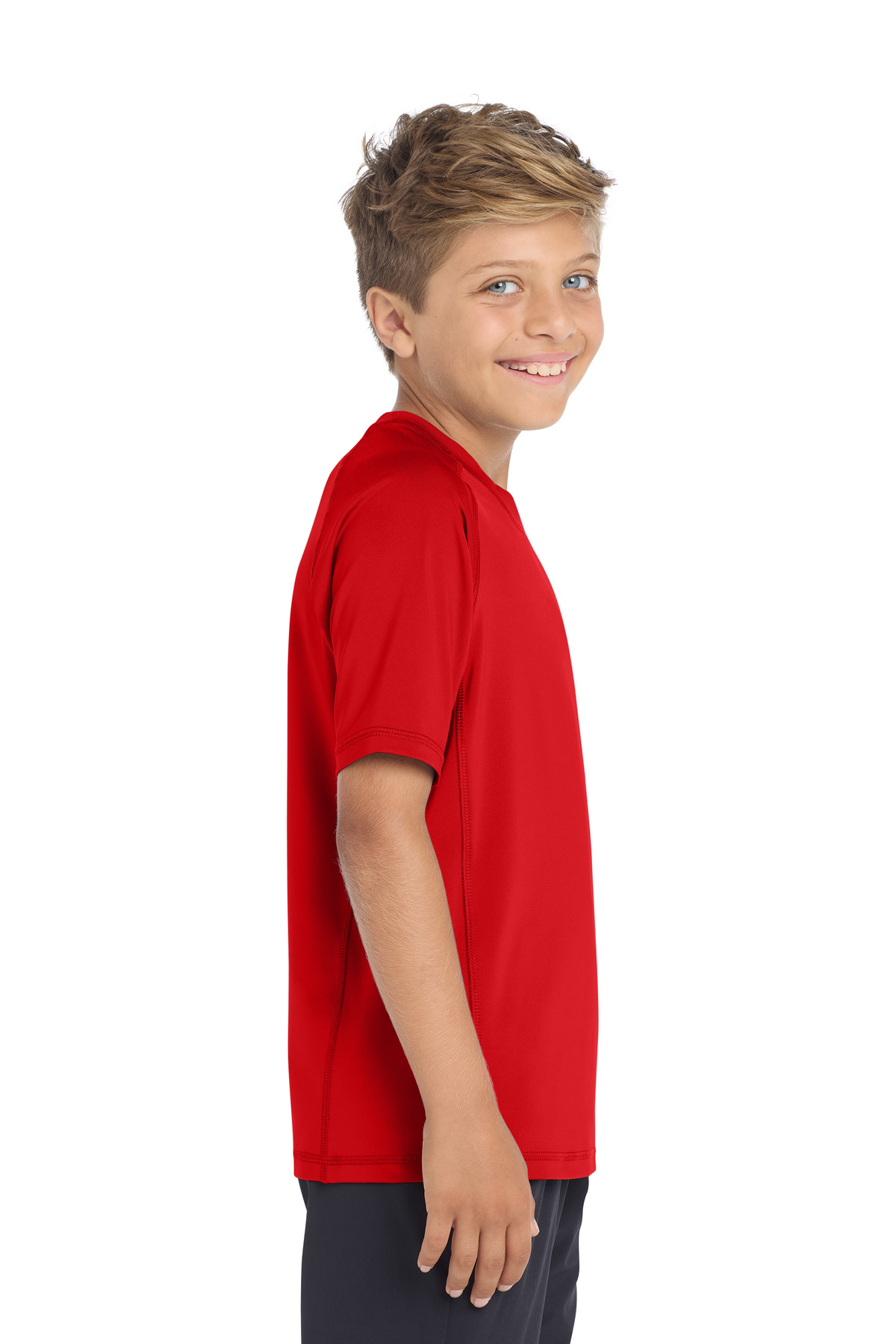 Sport-Tek Youth Rashguard Tee. YST470