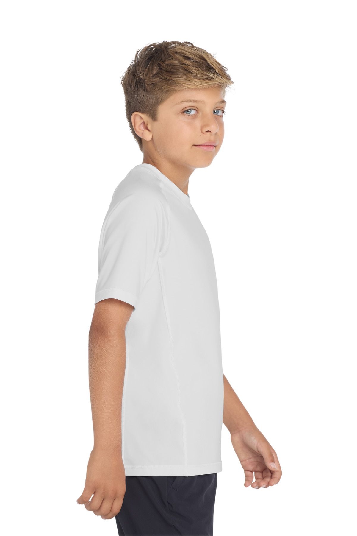 Sport-Tek Youth Rashguard Tee. YST470