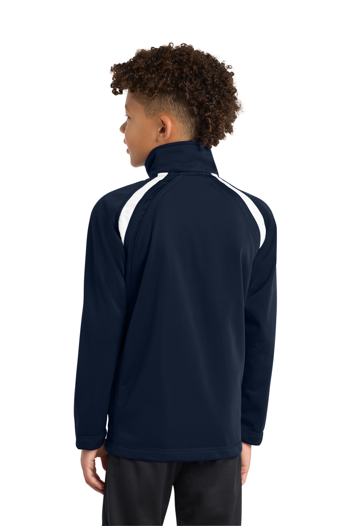 Sport-Tek Youth Tricot Track Jacket. YST90