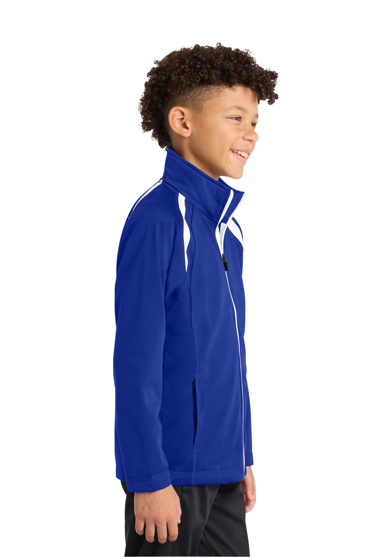 Sport-Tek Youth Tricot Track Jacket. YST90