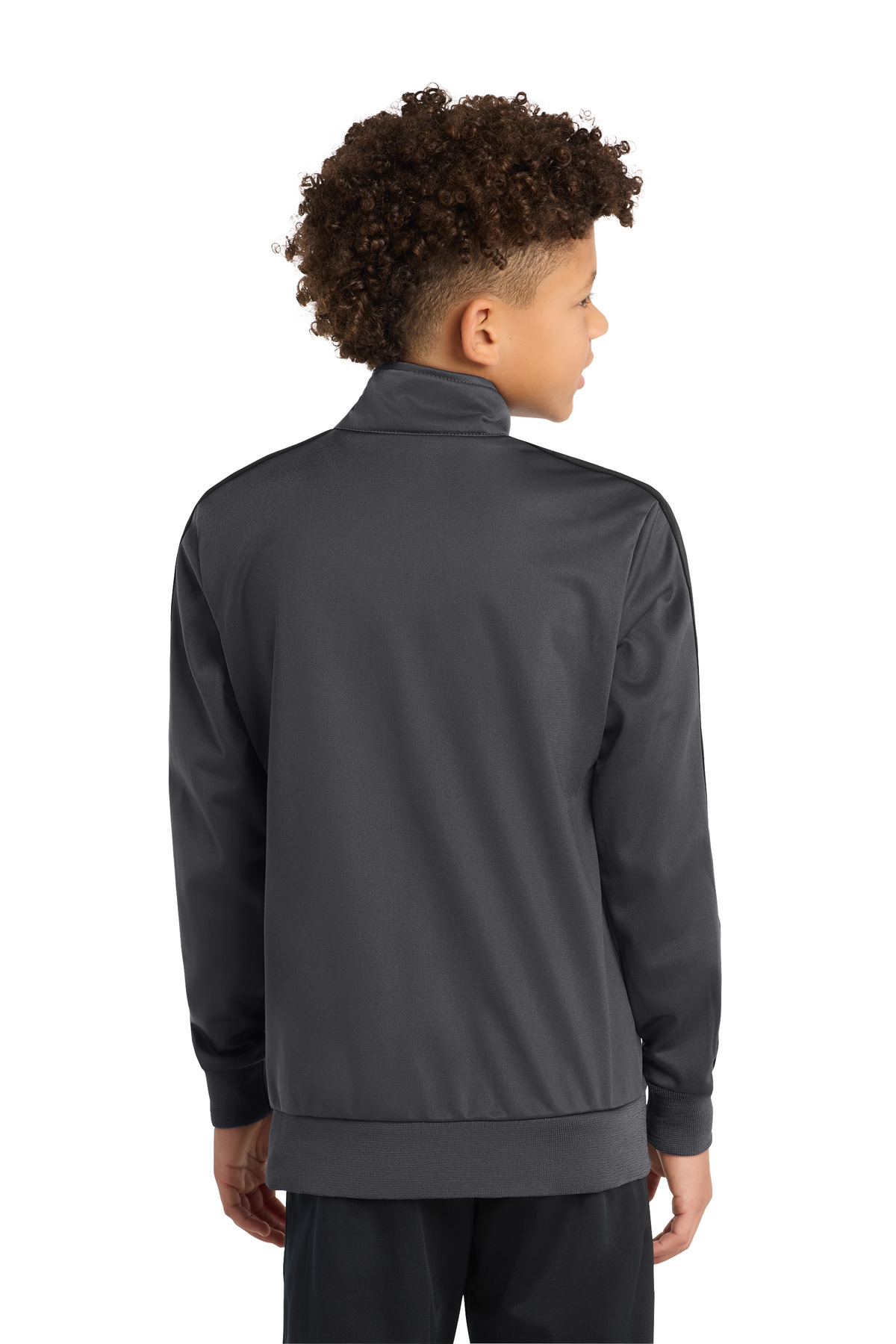 Sport-Tek Youth Tricot Sleeve Stripe Track Jacket. YST94