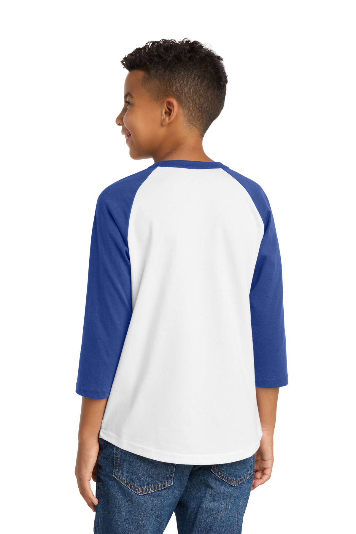 Sport-Tek Youth Colorblock Raglan Jersey. YT200