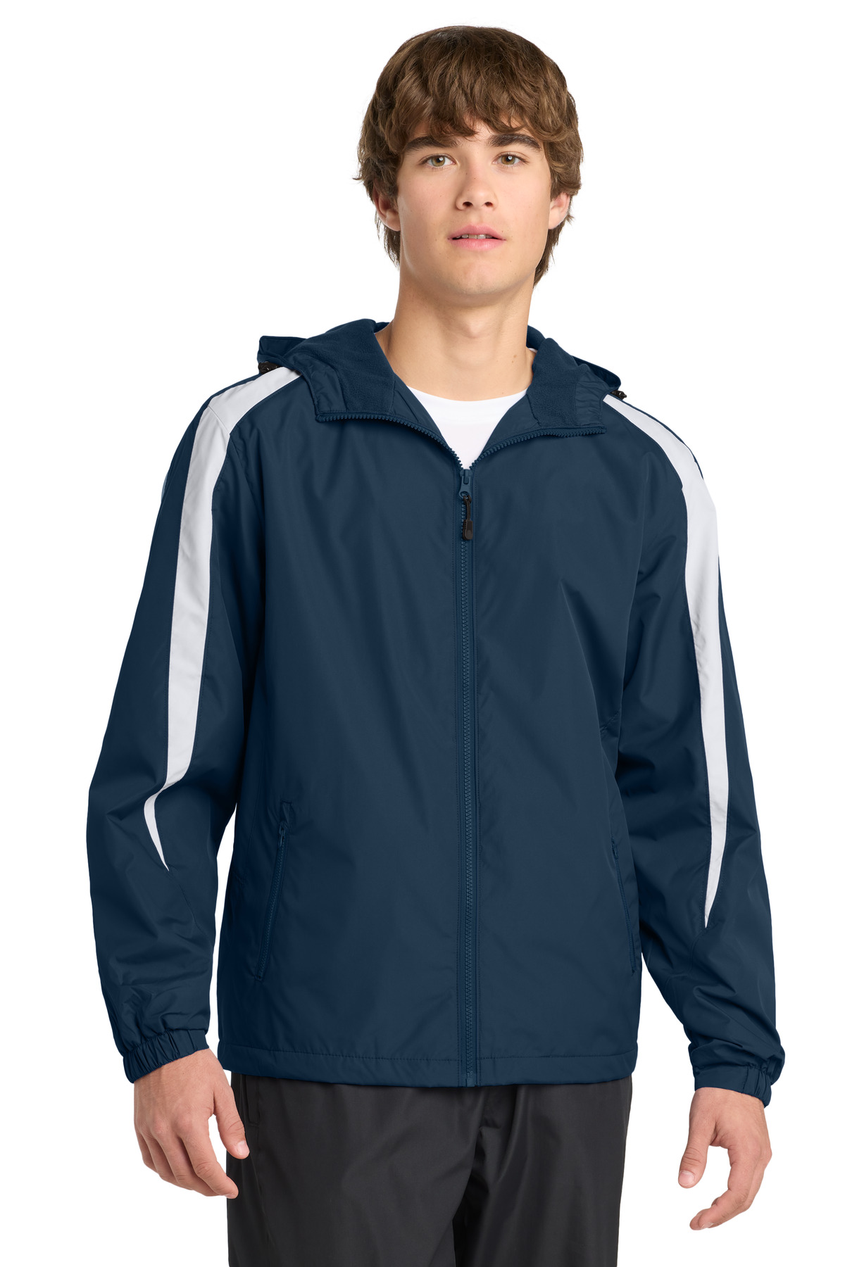 Sport-Tek Fleece-Lined Colorblock Jacket. JST81