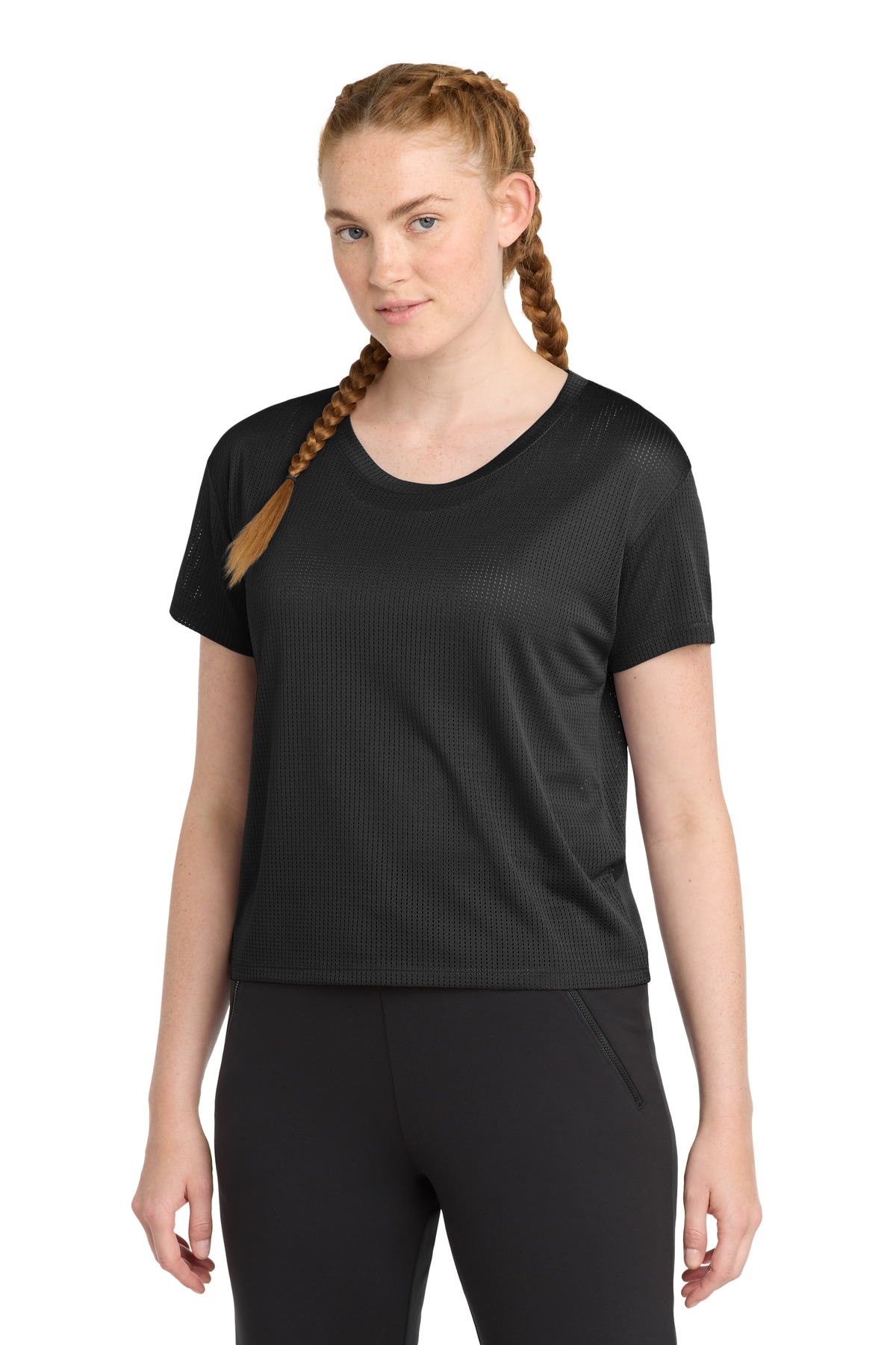 Sport-Tek Women‘s PosiCharge Draft Crop Tee-Sport-Tek