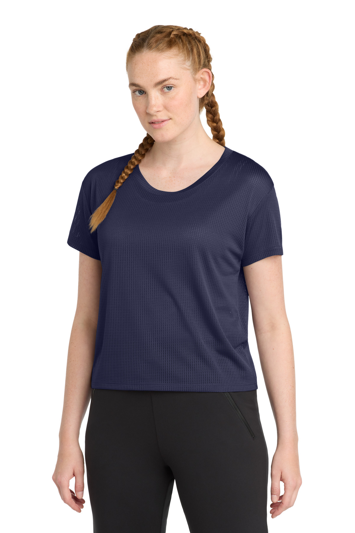 Sport-Tek Women's PosiCharge Draft Crop Tee. LST411
