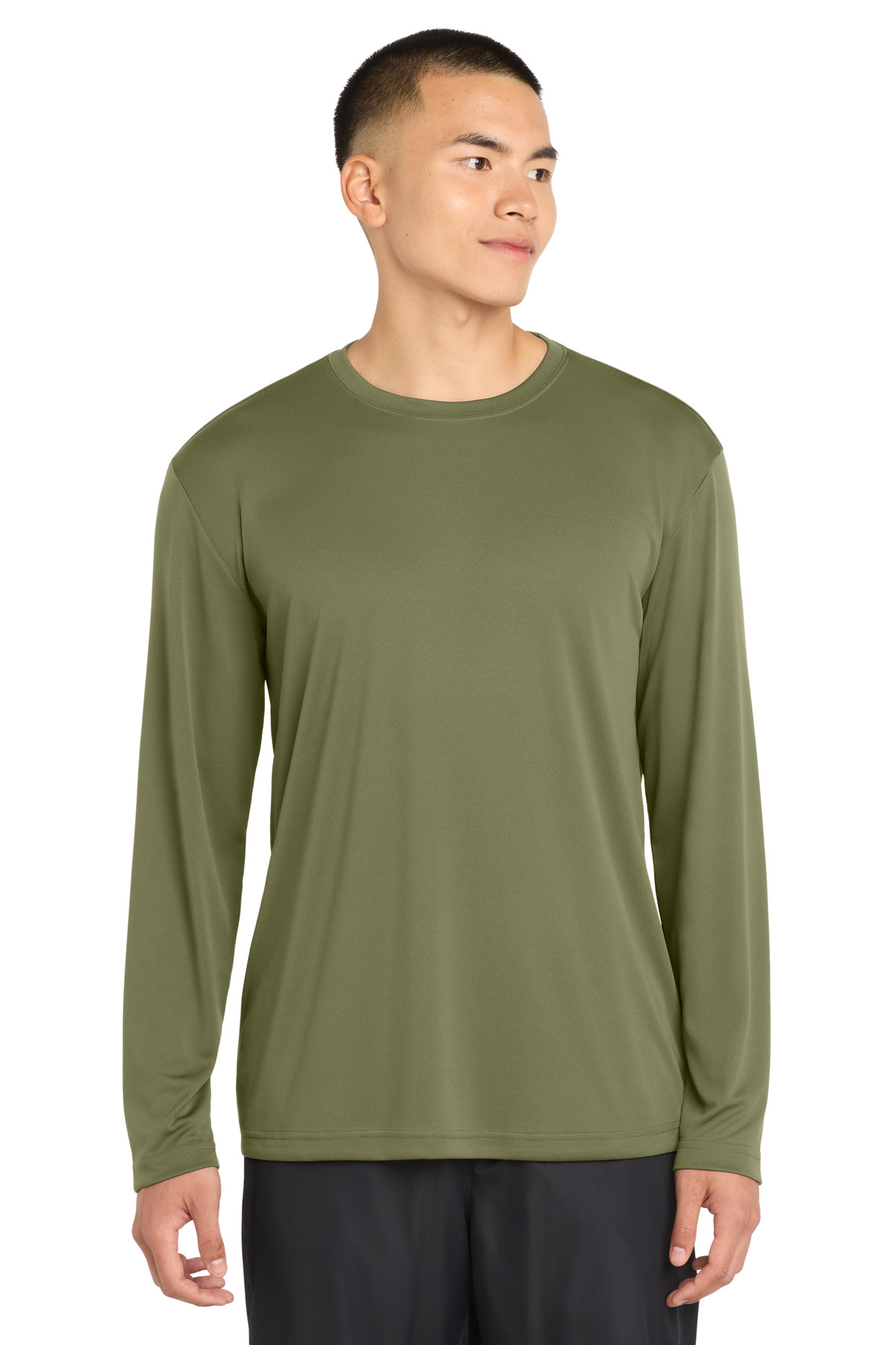 Sport-Tek ST350LS swatch in Olive Drab Green