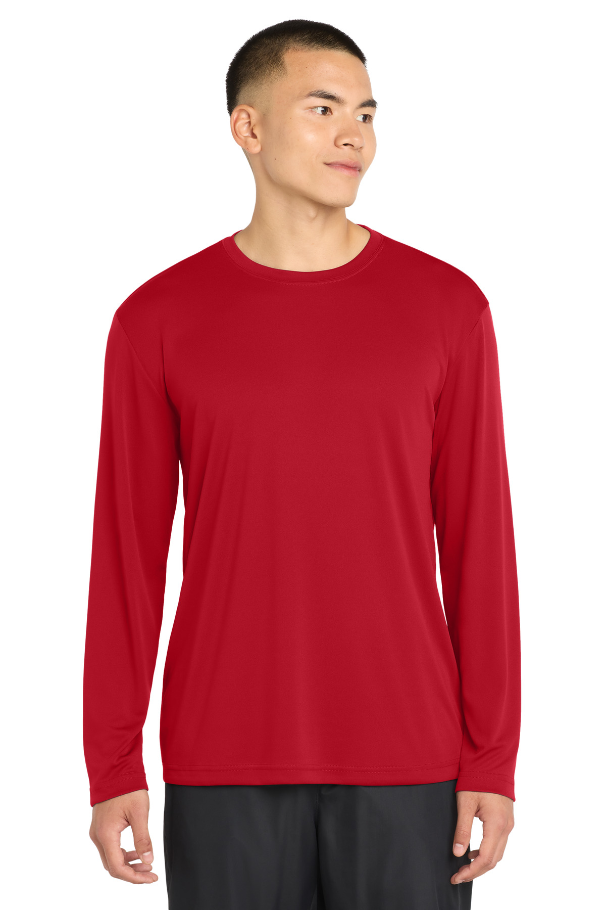 Sport-Tek ST350LS swatch in True Red