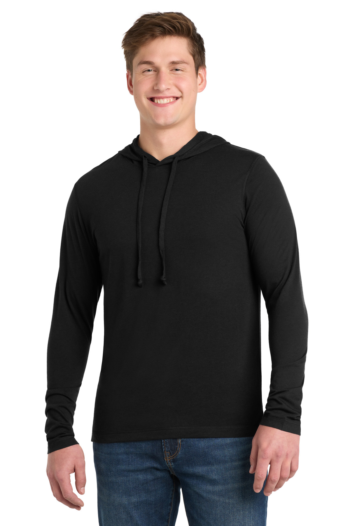 Sport-Tek PosiCharge Tri-Blend Wicking Long Sleeve Hoodie ST406
