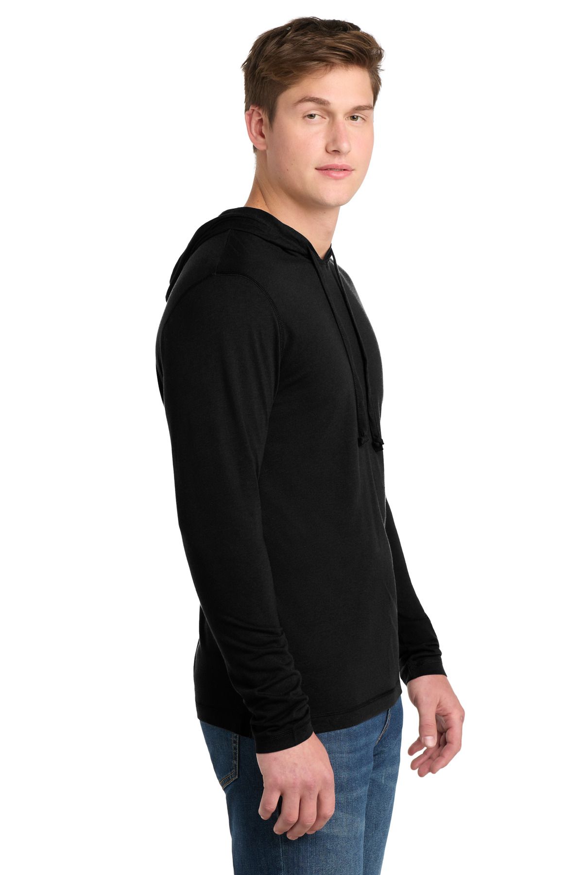 Sport-Tek PosiCharge Tri-Blend Wicking Long Sleeve Hoodie ST406